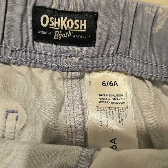 OshKosh B'gosh Light Blue Tropical Print Men's Shorts - Picture 2 of 3